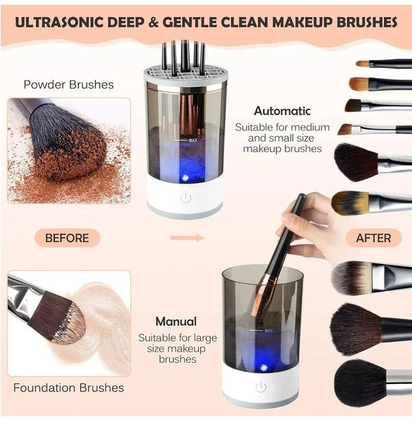 Electric Makeup Brush Cleaning Machine Fast Clean Dryer