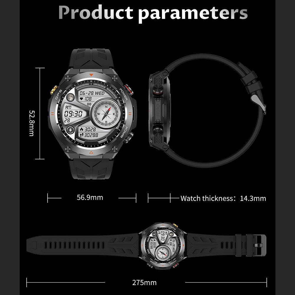 SENBONO GPS Mens Smart Watch