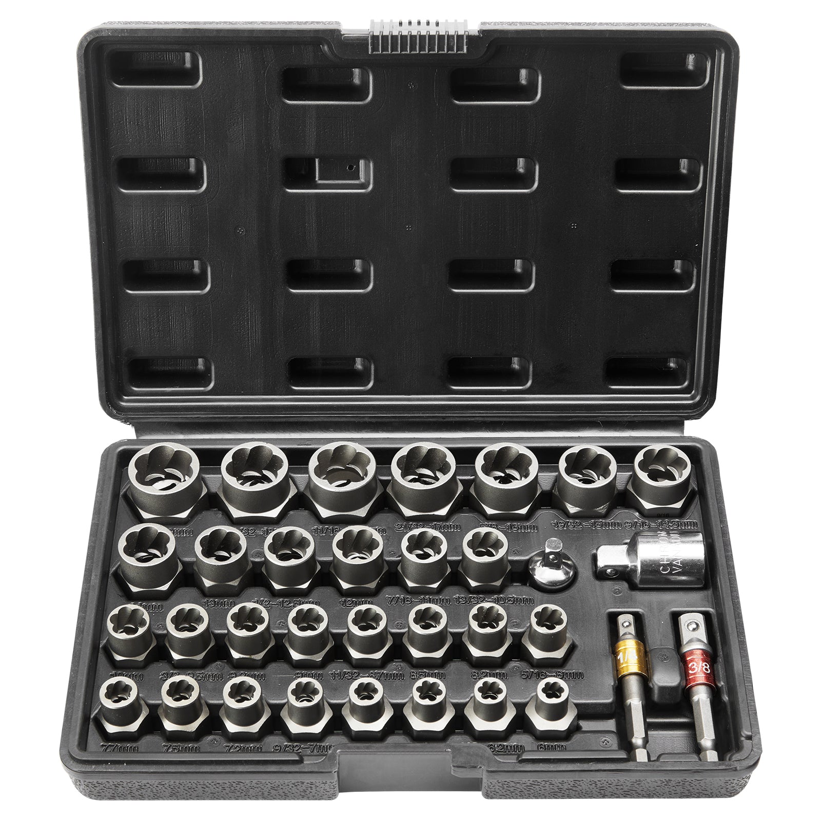 VEVOR Bolt Extractor Set, 29-Piece Bolt And Nut Remover Set