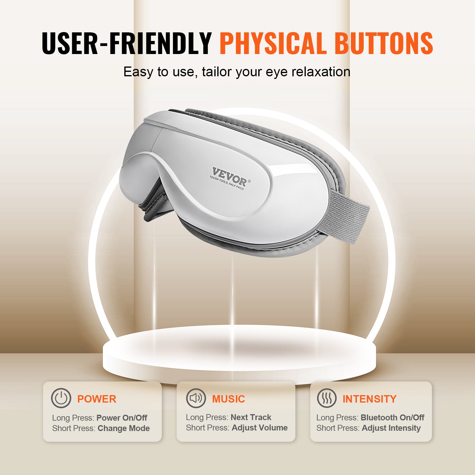 VEVOR Heated Eye Massager Eye Care Device