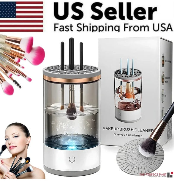 Electric Makeup Brush Cleaning Machine Fast Clean Dryer