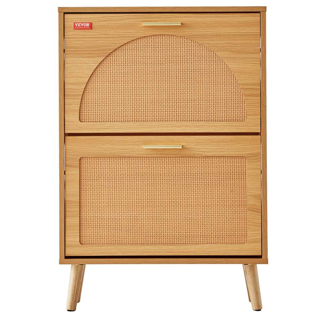 VEVOR Shoe Cabinet With 2 Flip Drawers for Entryway,