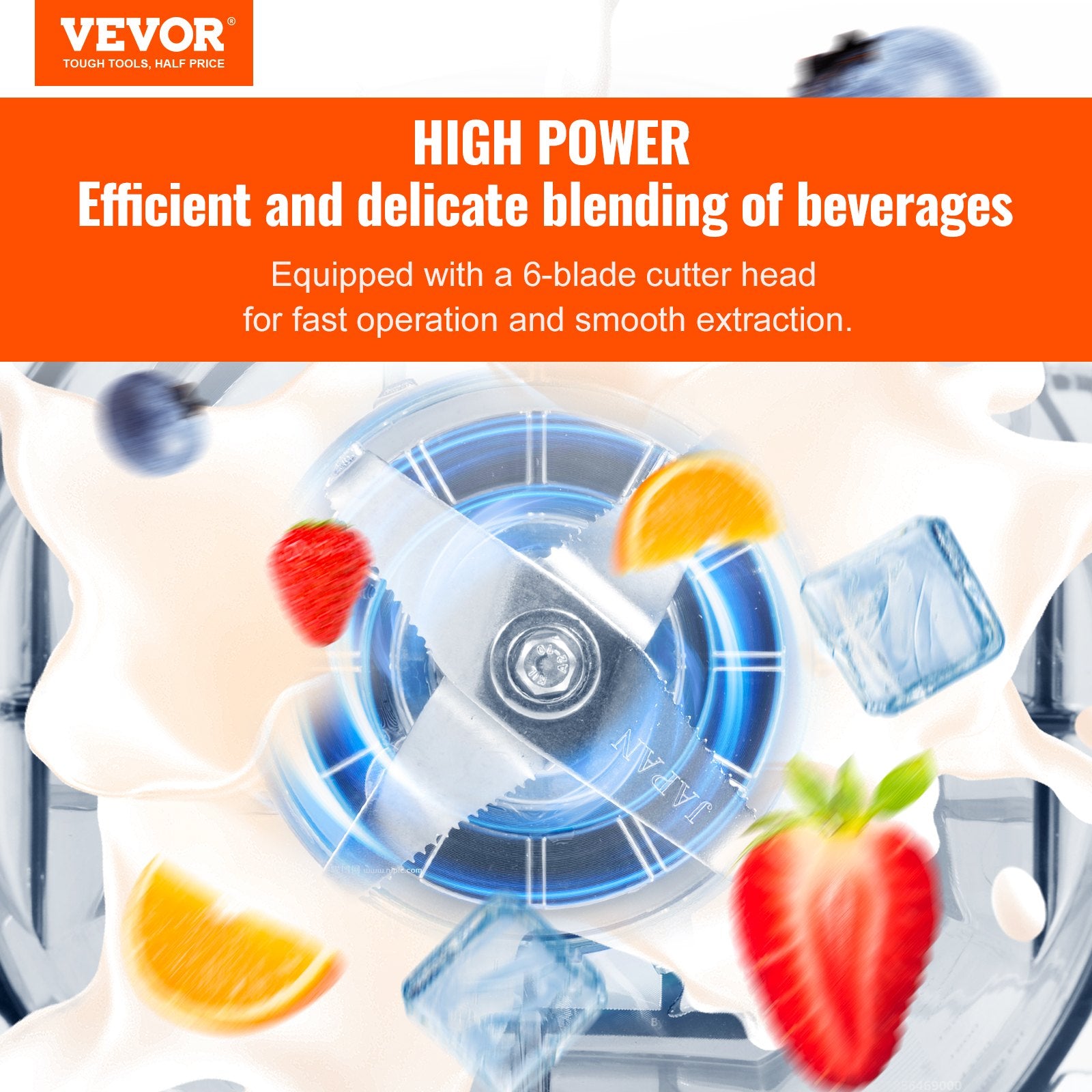 Professional Blender With Shield, Commercial Countertop