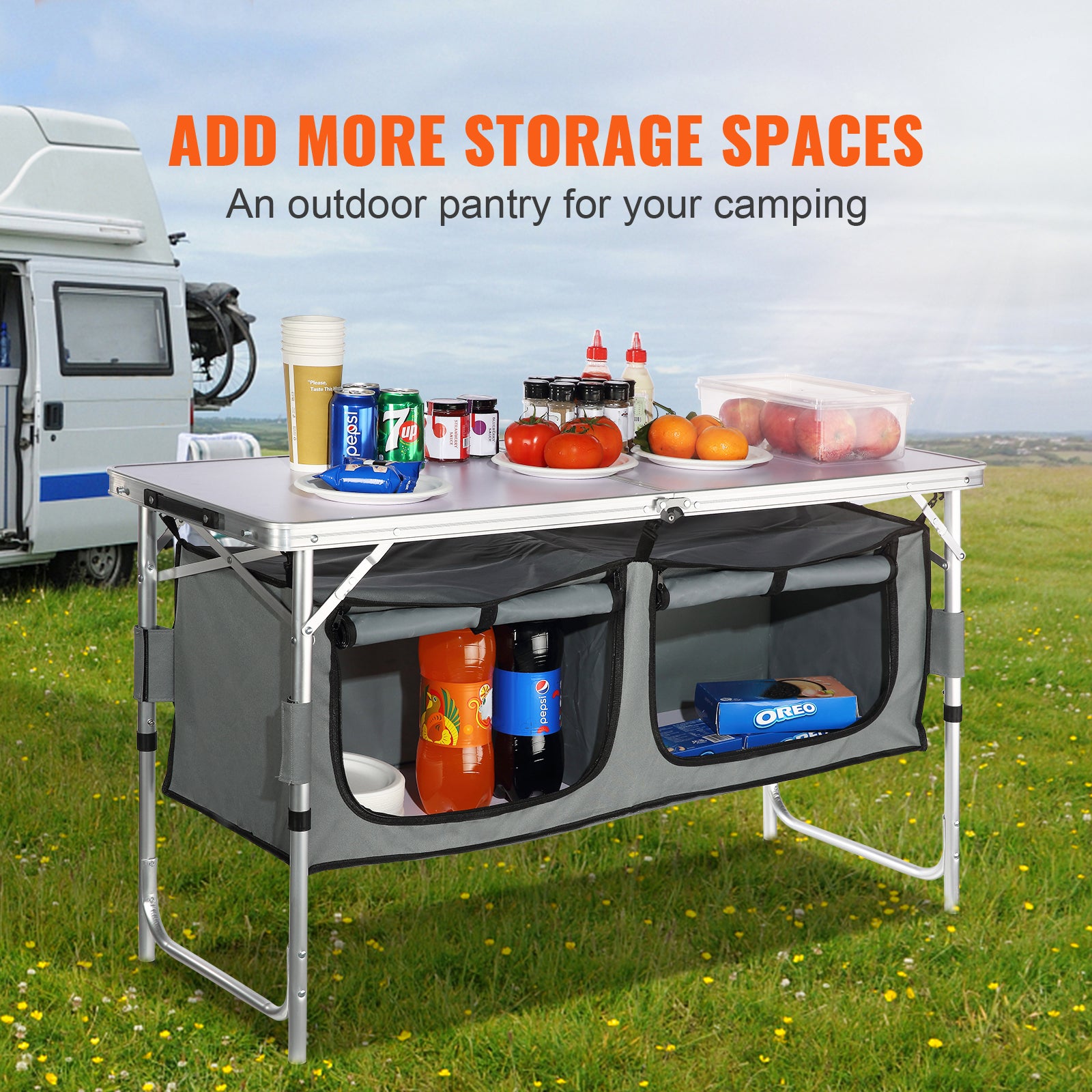 VEVOR Camping Kitchen Table