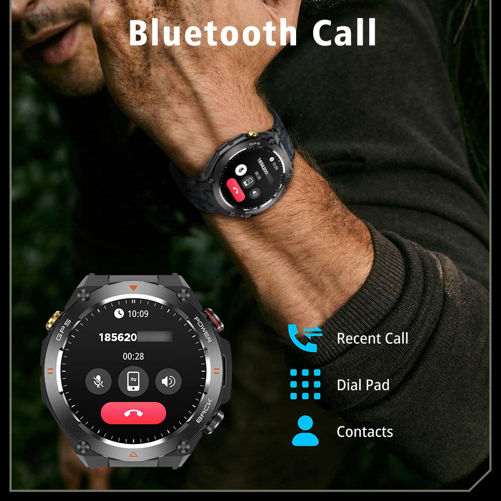 SENBONO GPS Mens Smart Watch
