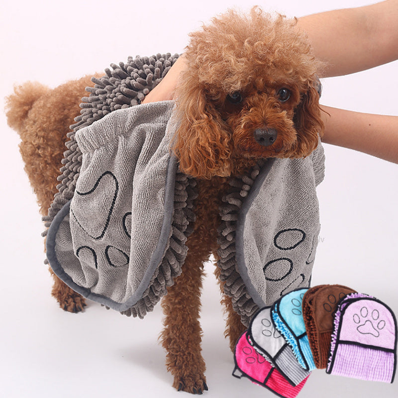 Super Absorbent Dog & Cats Bathrobe Microfiber Bath Towels,Quick-Drying.