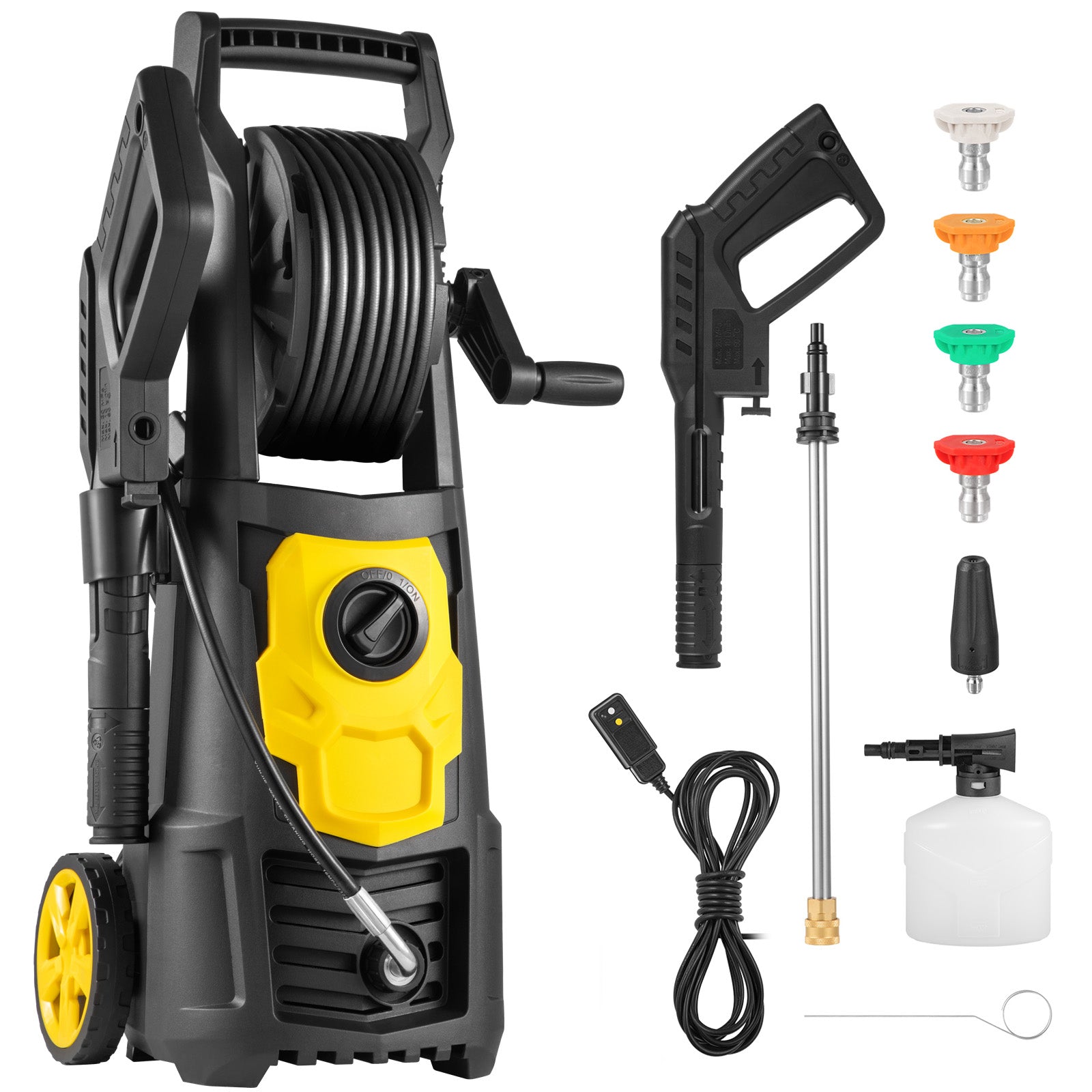 VEVOR Electric Pressure Washer 2000 PSI Max