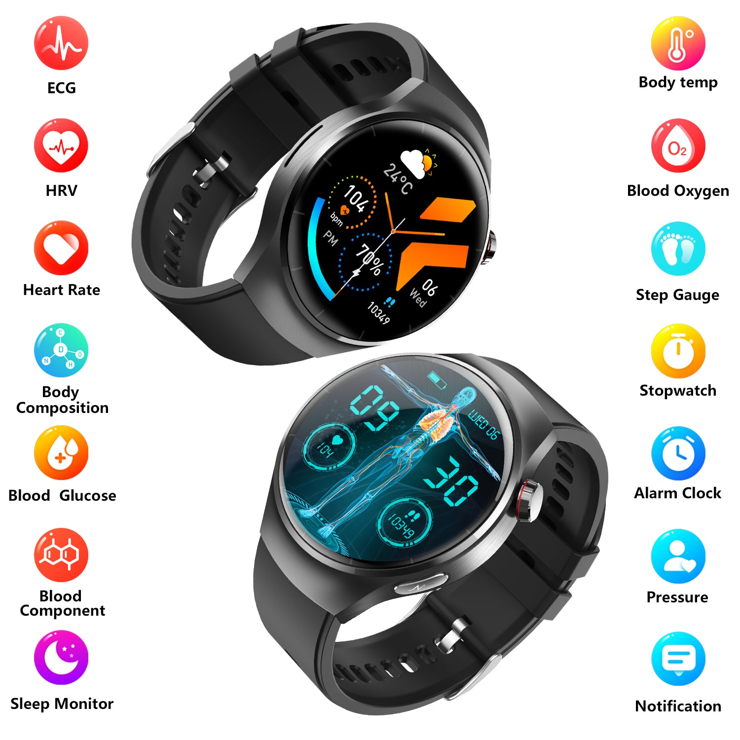 IP67 Waterproof Smart Watch