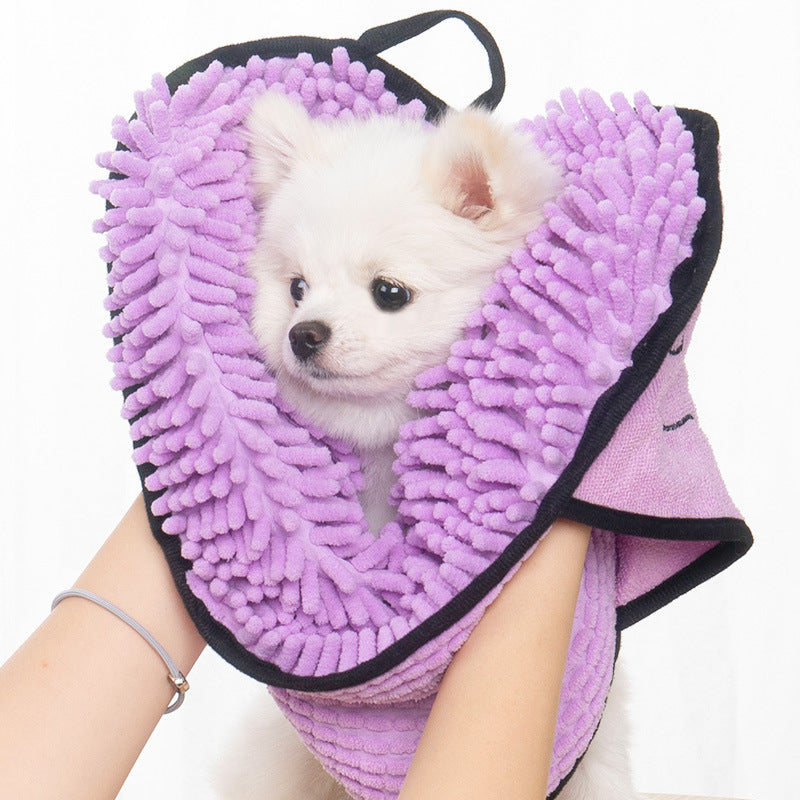 Super Absorbent Dog & Cats Bathrobe Microfiber Bath Towels,Quick-Drying.