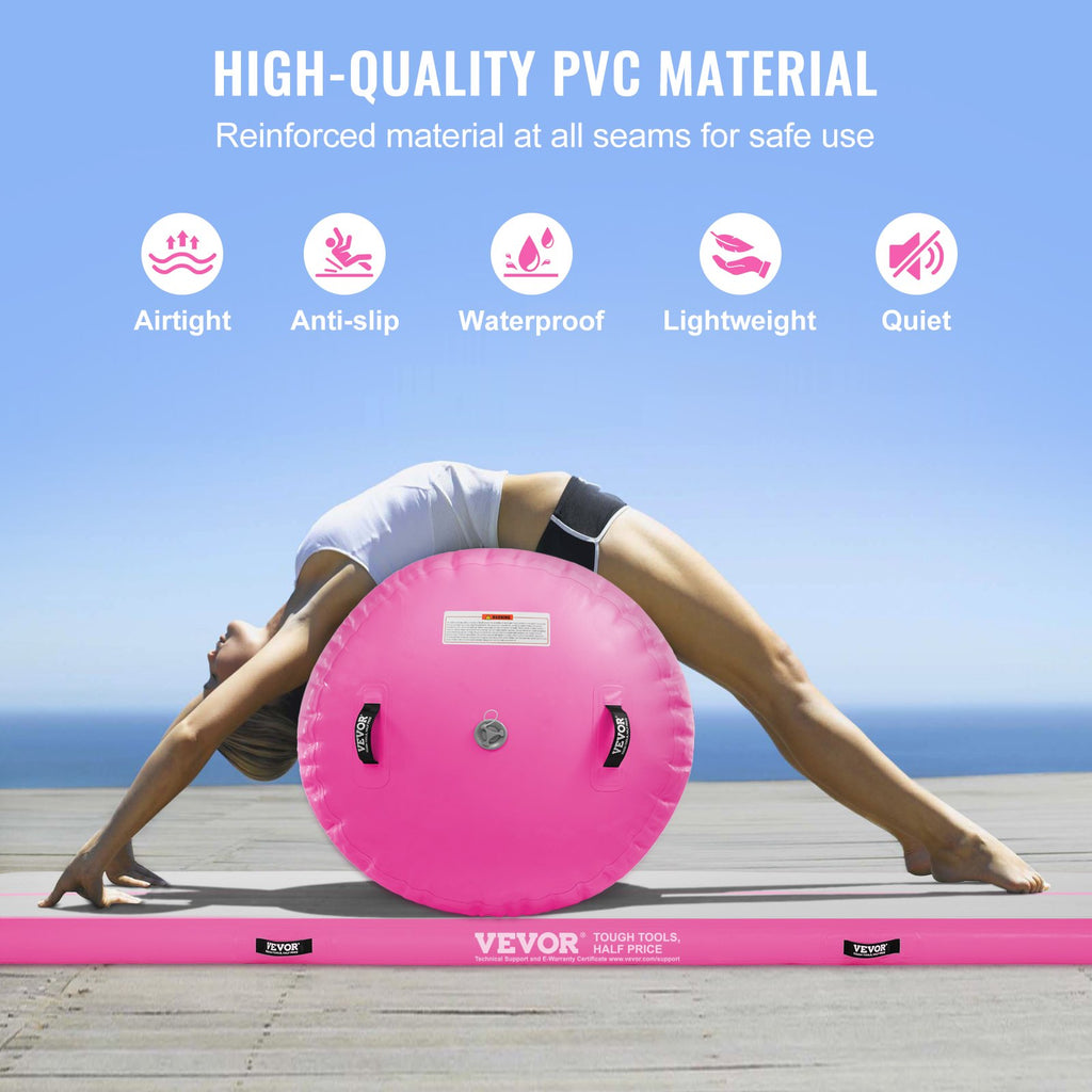 VEVOR Inflatable Gymnastics Air Mat Set,