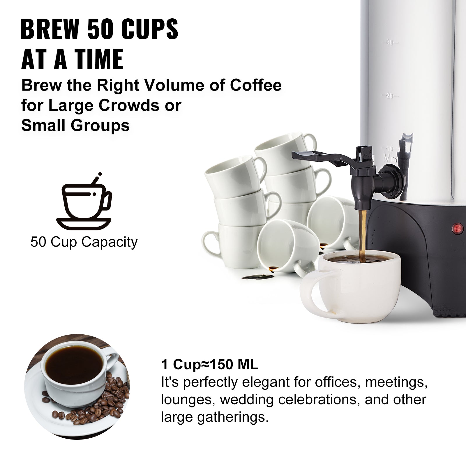VEVOR Commercial Coffee Dispenser