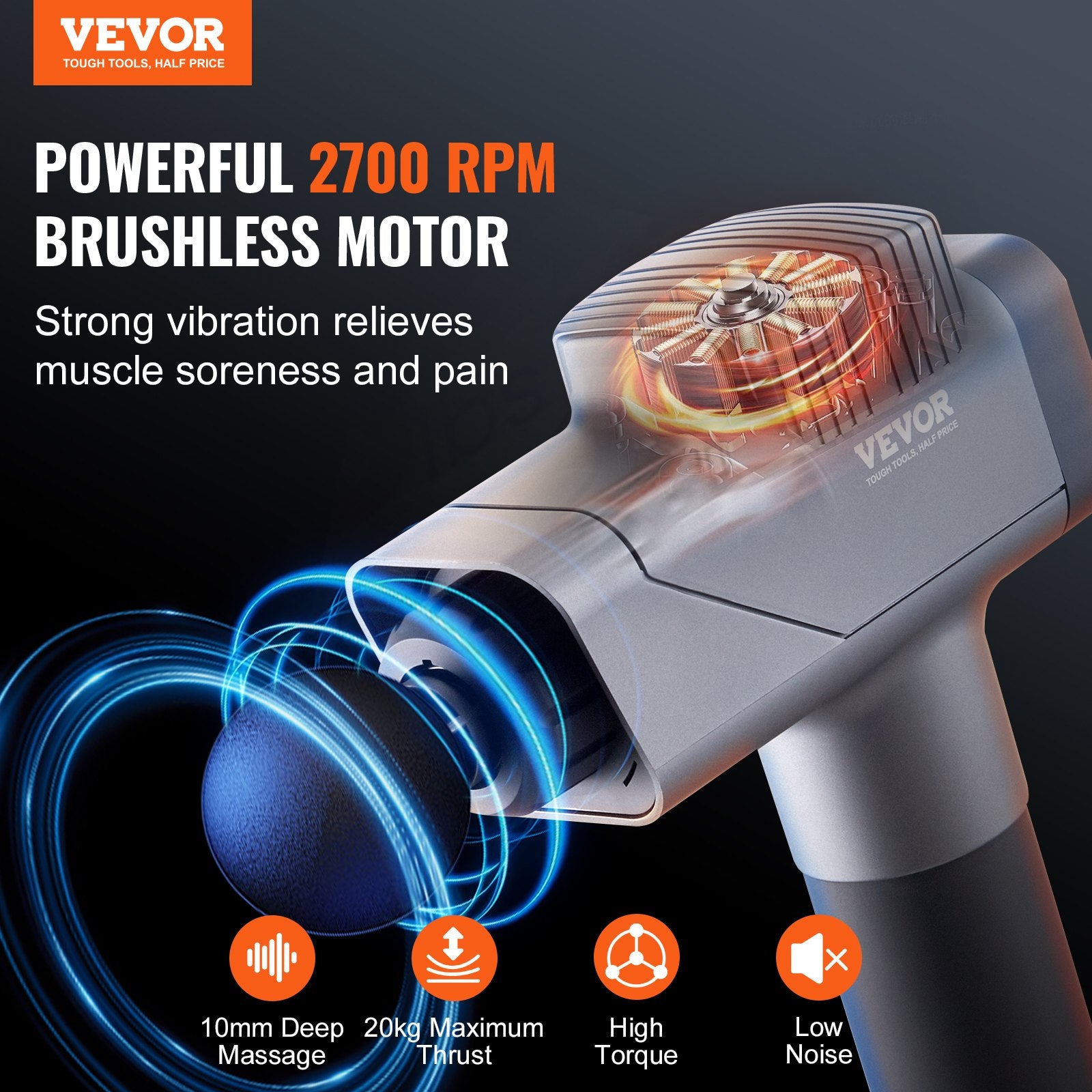 VEVOR Massage Gun Deep Tissue
