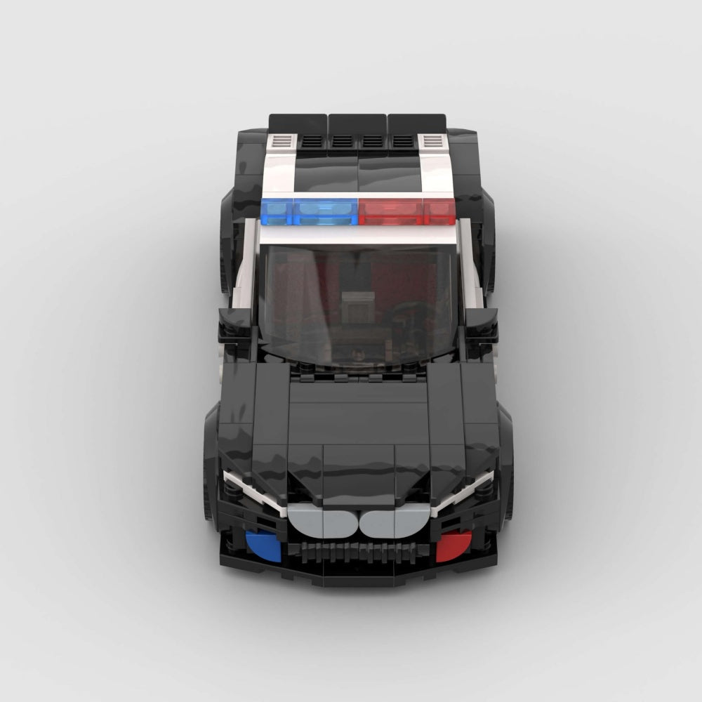 318PCS City Police Car Toy DIY City Car Building Bricks For Kids And Adults