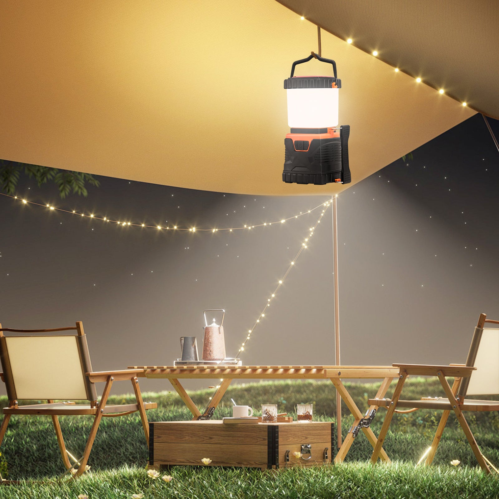 VEVOR LED Camping Lantern Battery Powered